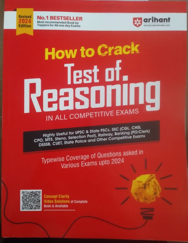 How to crack test of reasoning - arihant publication