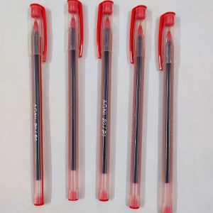 Agni 20/20 Ball Pen ( 5 piece , Red )