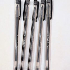Agni 20/20 Ball Pen ( 5 piece , Black )