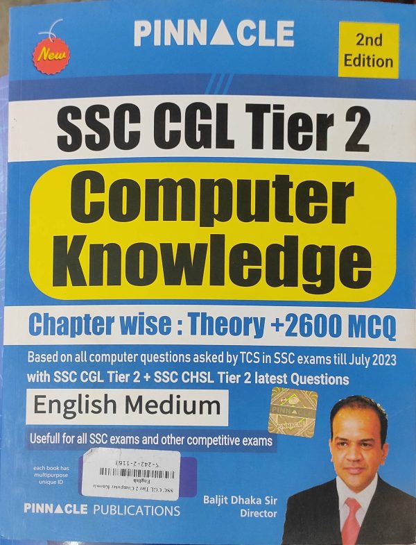 SSC CGL Tier-2 Computer Knowledge - Chapter Wise - Theory+MCQ - 2nd Edition | Pinnacle