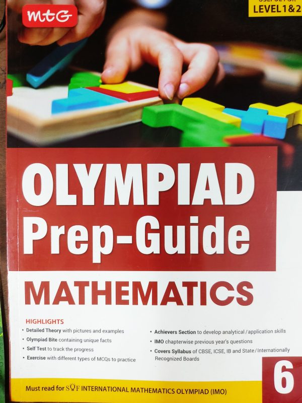 Olympiad prep guide - Mathematics class 6 - MTG