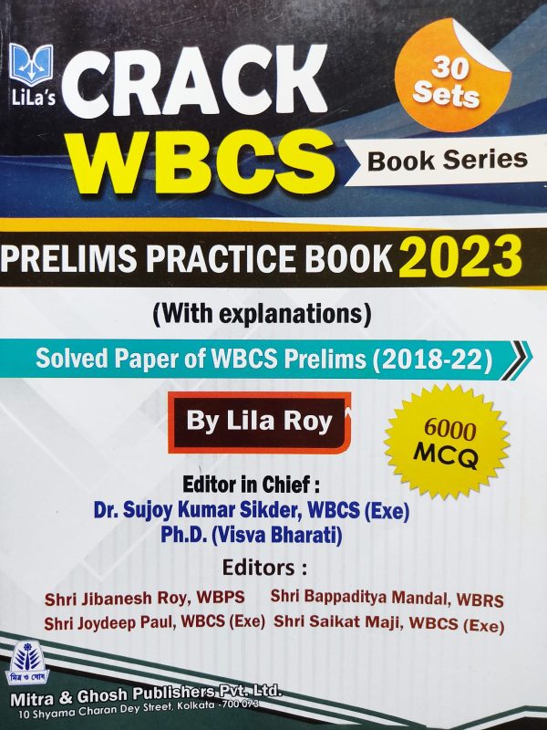 Crack Wbcs Prelims Practice Set - By Lila Roy | Mitra & Ghosh Publication