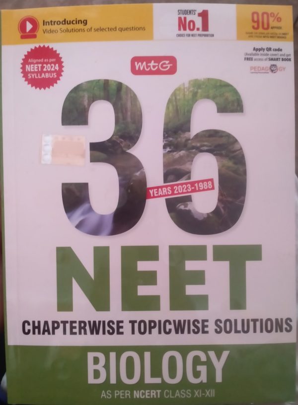 biology 36 years Neet solutions - Mtg