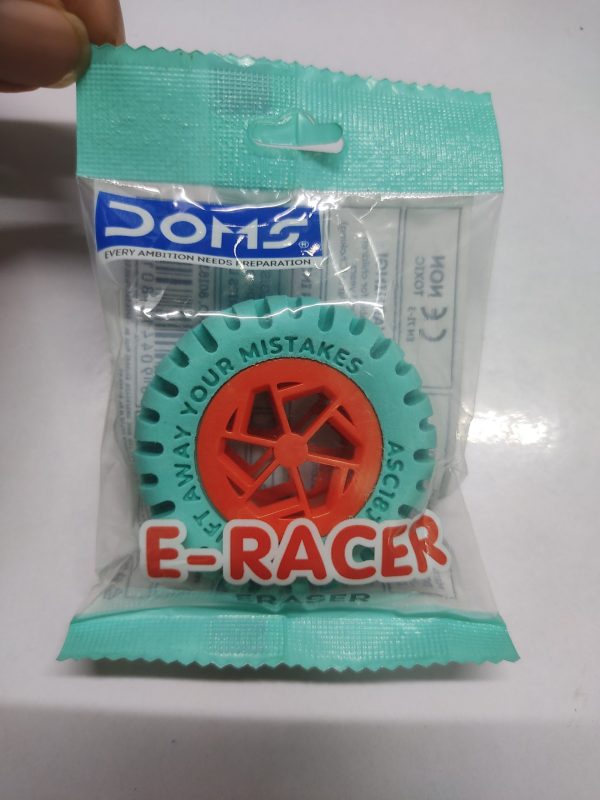 Doms E Racer Eraser