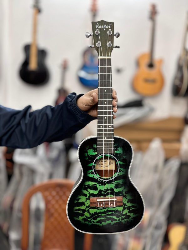 Green Flame Ukulele